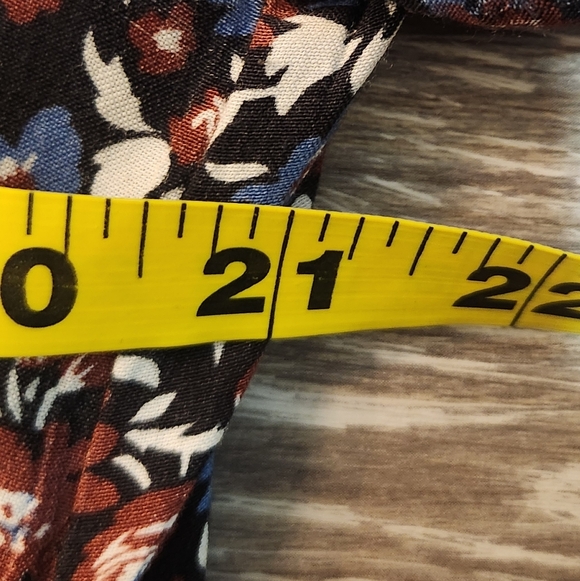 Zara Multicolor Floral Long Sleeve Maxi Dress Size Large - Picture 5 of 10